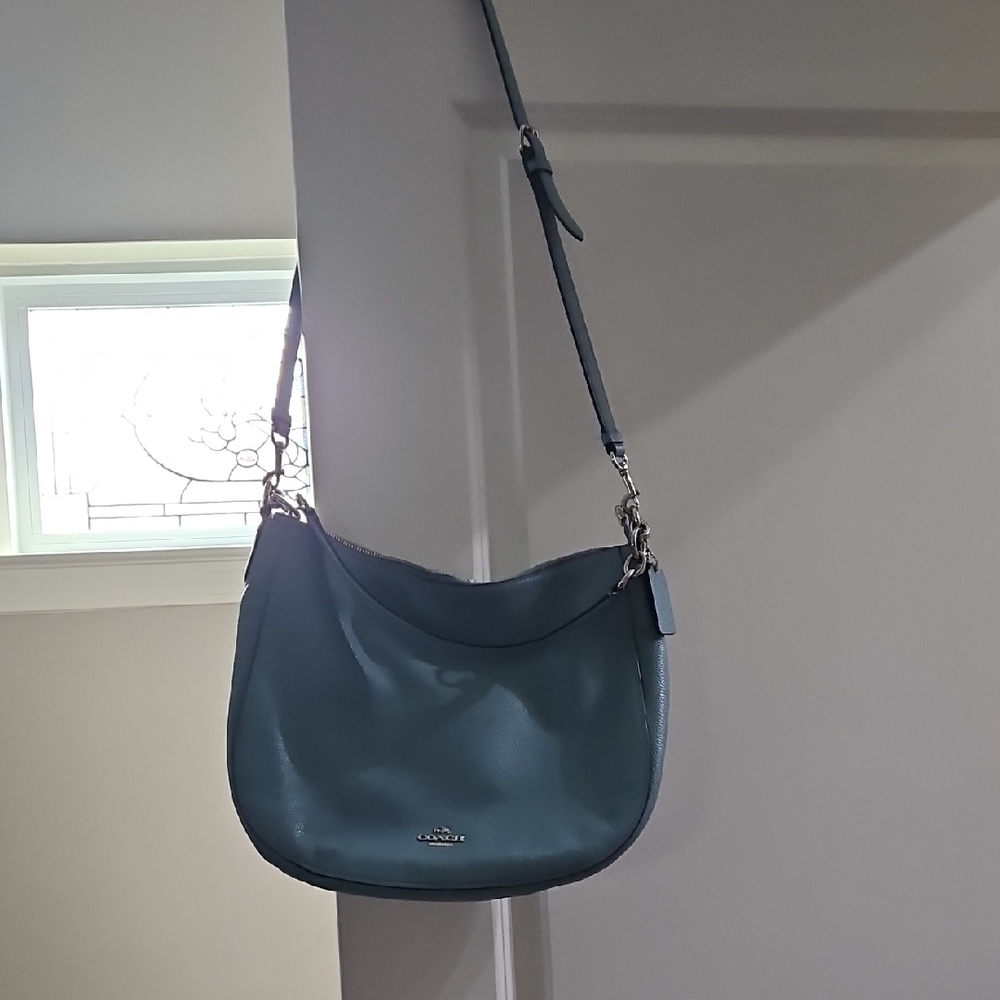 Light Blue Coach Shoulder/crossbody Bag